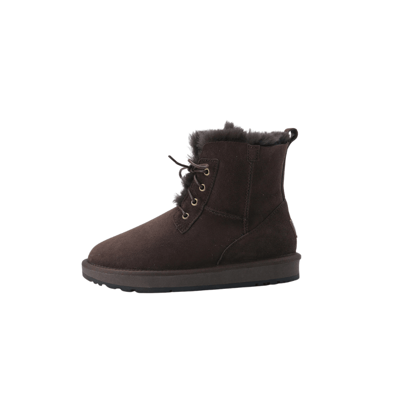Short Fur Winter Boots-The Boston Boots