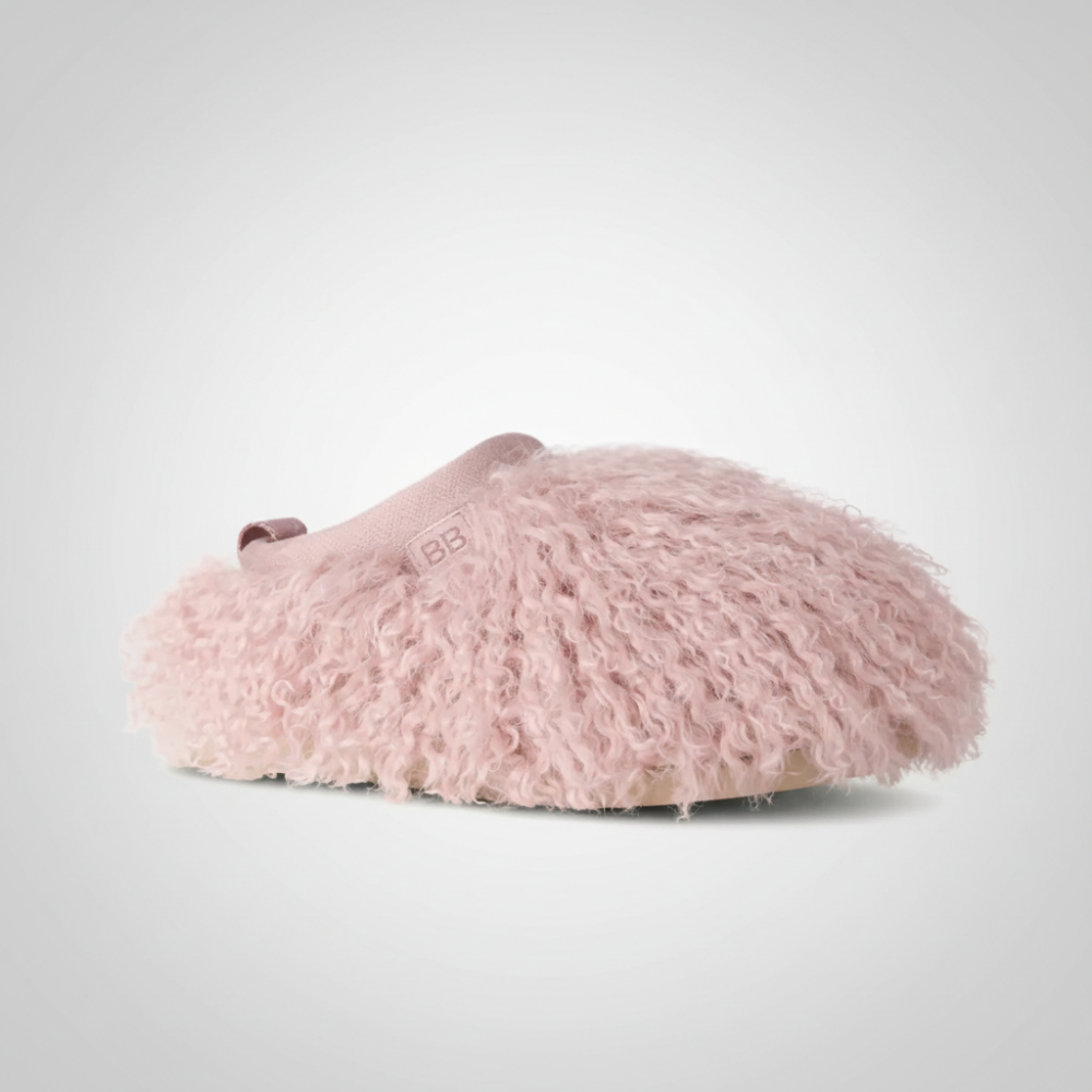 Tazz Fluff Momma Platform Sheepskin Slipper
