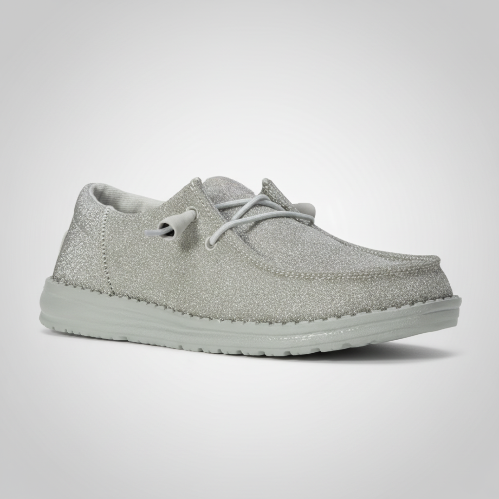 Sparkle Knit Slip On Casual Comfort Shoes For Women