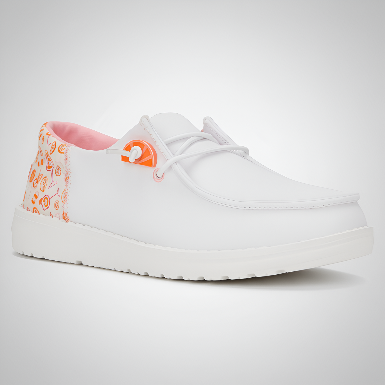 Glass Print Casual Slip On Shoes For Women