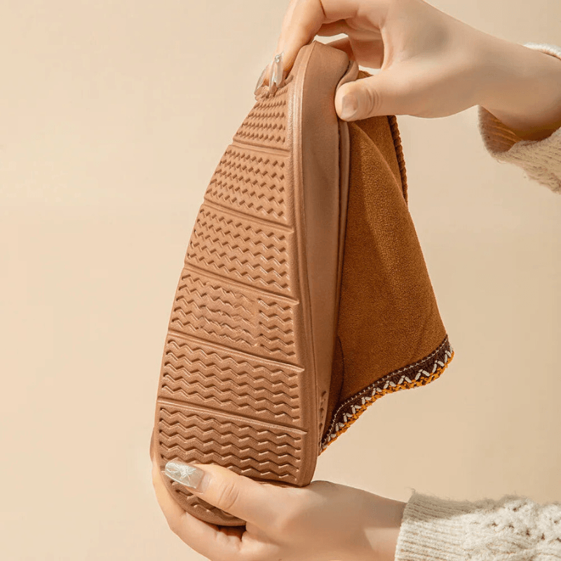 Faux Fur Winter Slippers-The Boston Boots