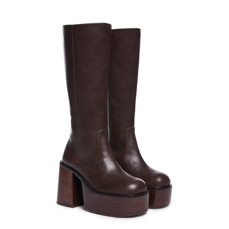 Vintage High Platform Boots For Women