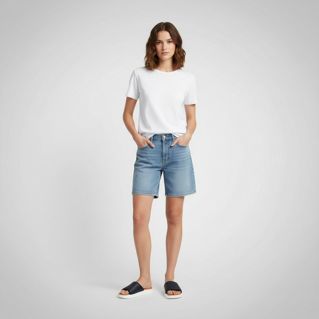 Casual Woven Strap Platform Slides For Women