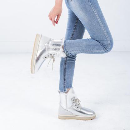 Short Ankle Casual Winter Snow Boots - The Boston Boots