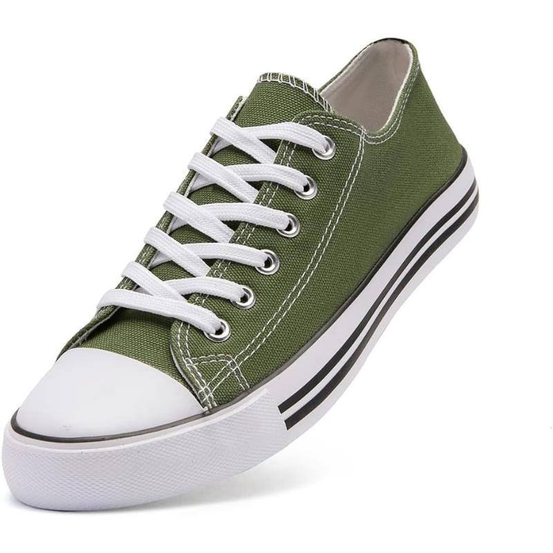Solid Color Canvas Lace Up Shoes For Men - The Boston Boots