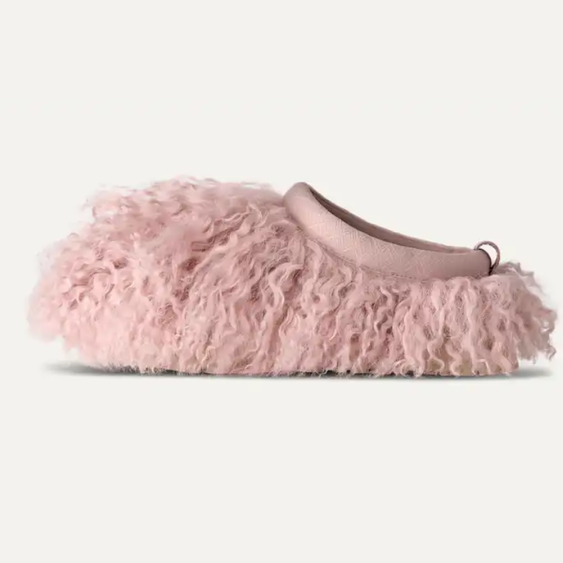 Tazz Fluff Momma Platform Sheepskin Slipper