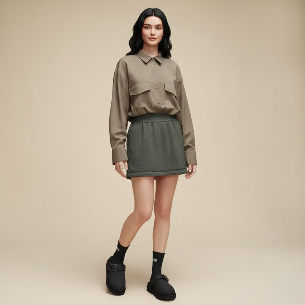 Platform Clog With Adjustable Buckle Strap And Comfort Sole