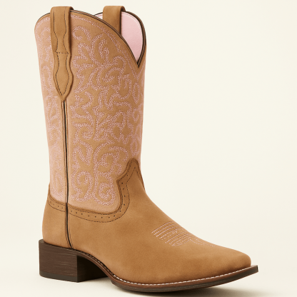 Western Square Toe Performance Boot - The Boston Boots
