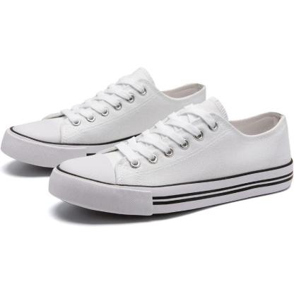 Classic Canvas Lace Up Shoes For Men - The Boston Boots