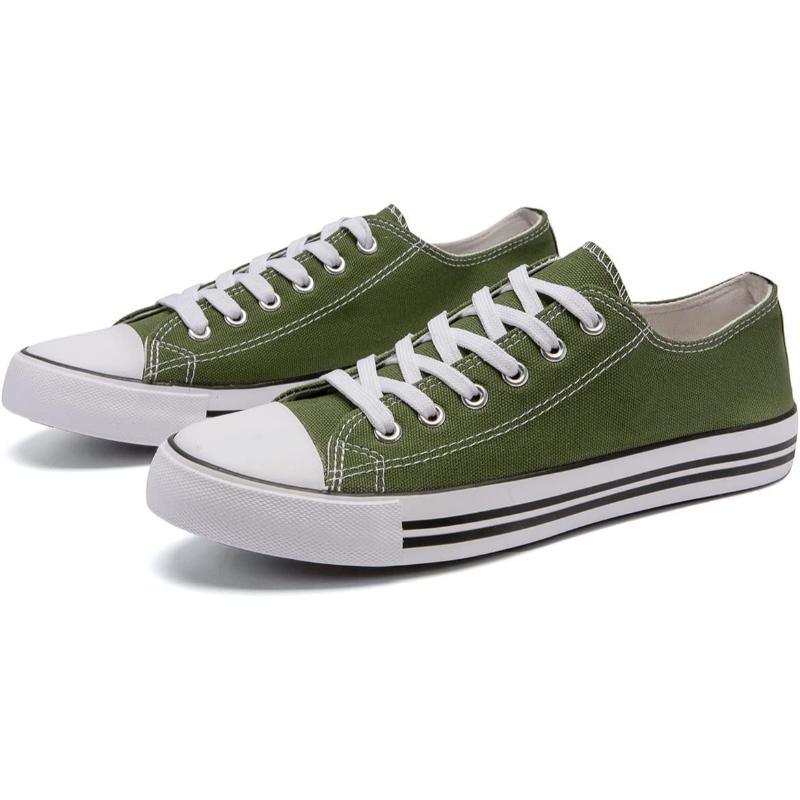 Solid Color Canvas Lace Up Shoes For Men - The Boston Boots