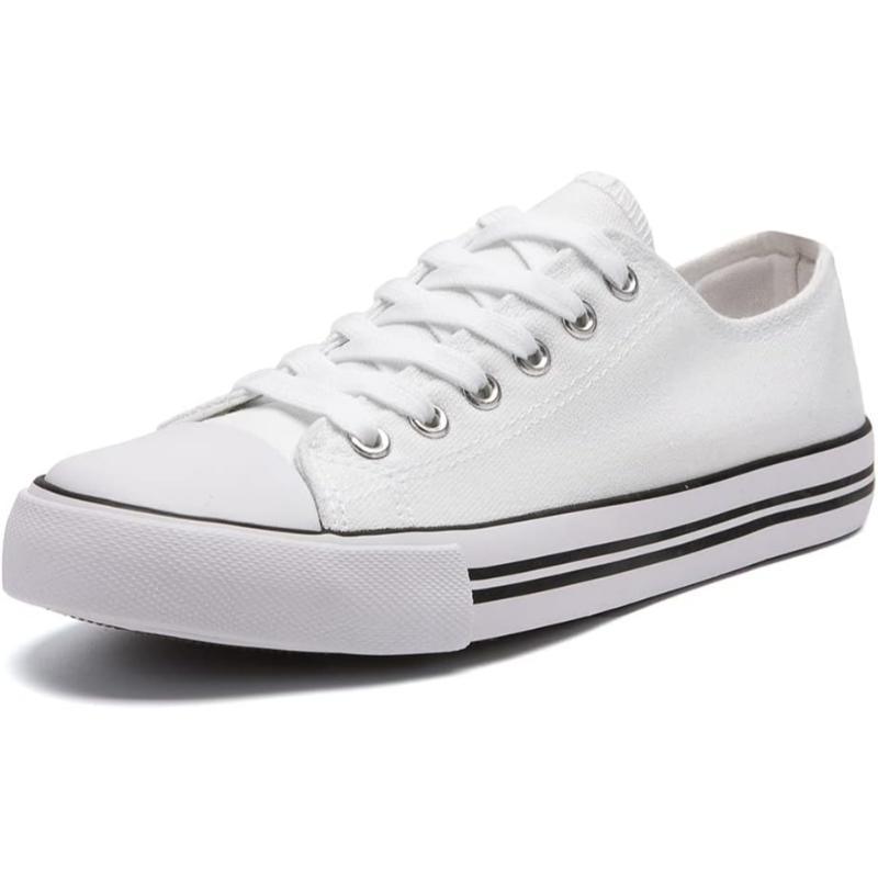 Classic Canvas Lace Up Shoes For Men - The Boston Boots