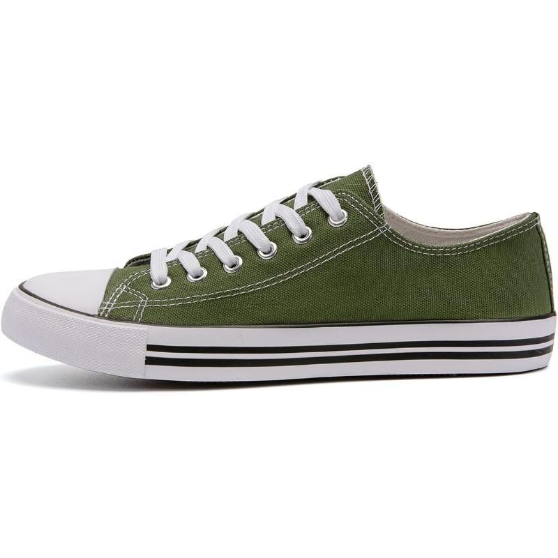 Solid Color Canvas Lace Up Shoes For Men - The Boston Boots