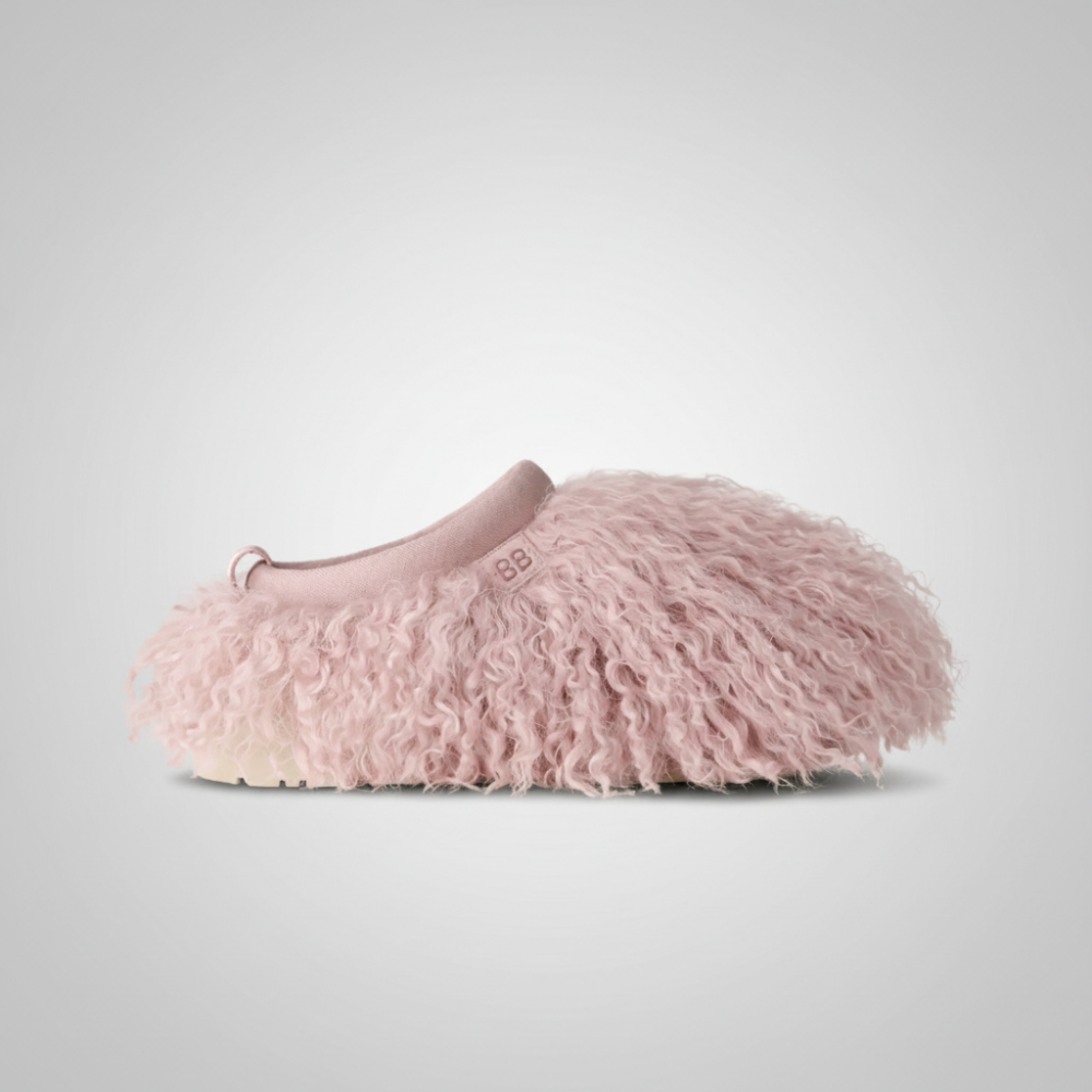Tazz Fluff Momma Platform Sheepskin Slipper