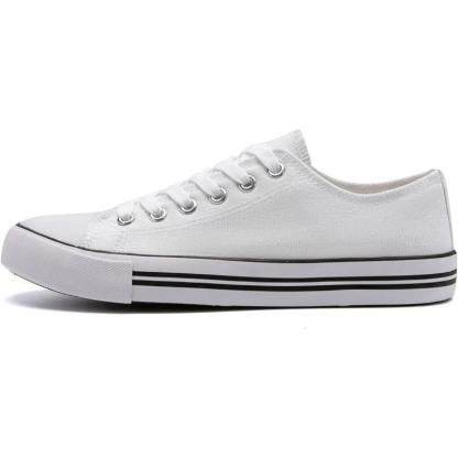 Classic Canvas Lace Up Shoes For Men - The Boston Boots