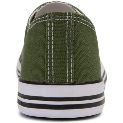 Solid Color Canvas Lace Up Shoes For Men - The Boston Boots