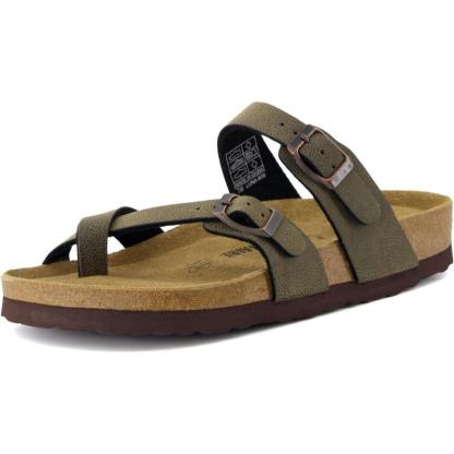 Women Comfort Sandals With Double Buckle - The Boston Boots