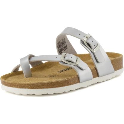 Women Comfort Sandals With Double Buckle - The Boston Boots