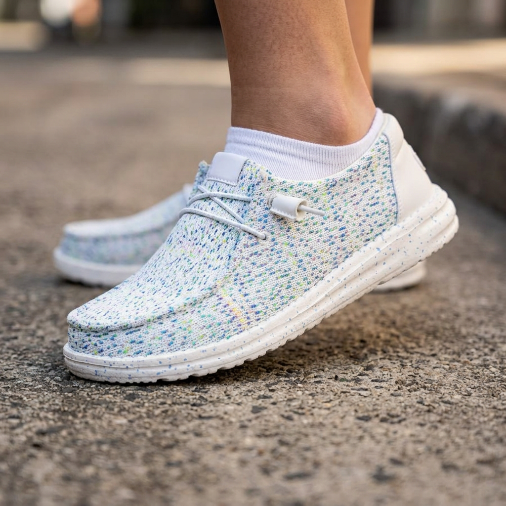 White / Multi - On-Foot