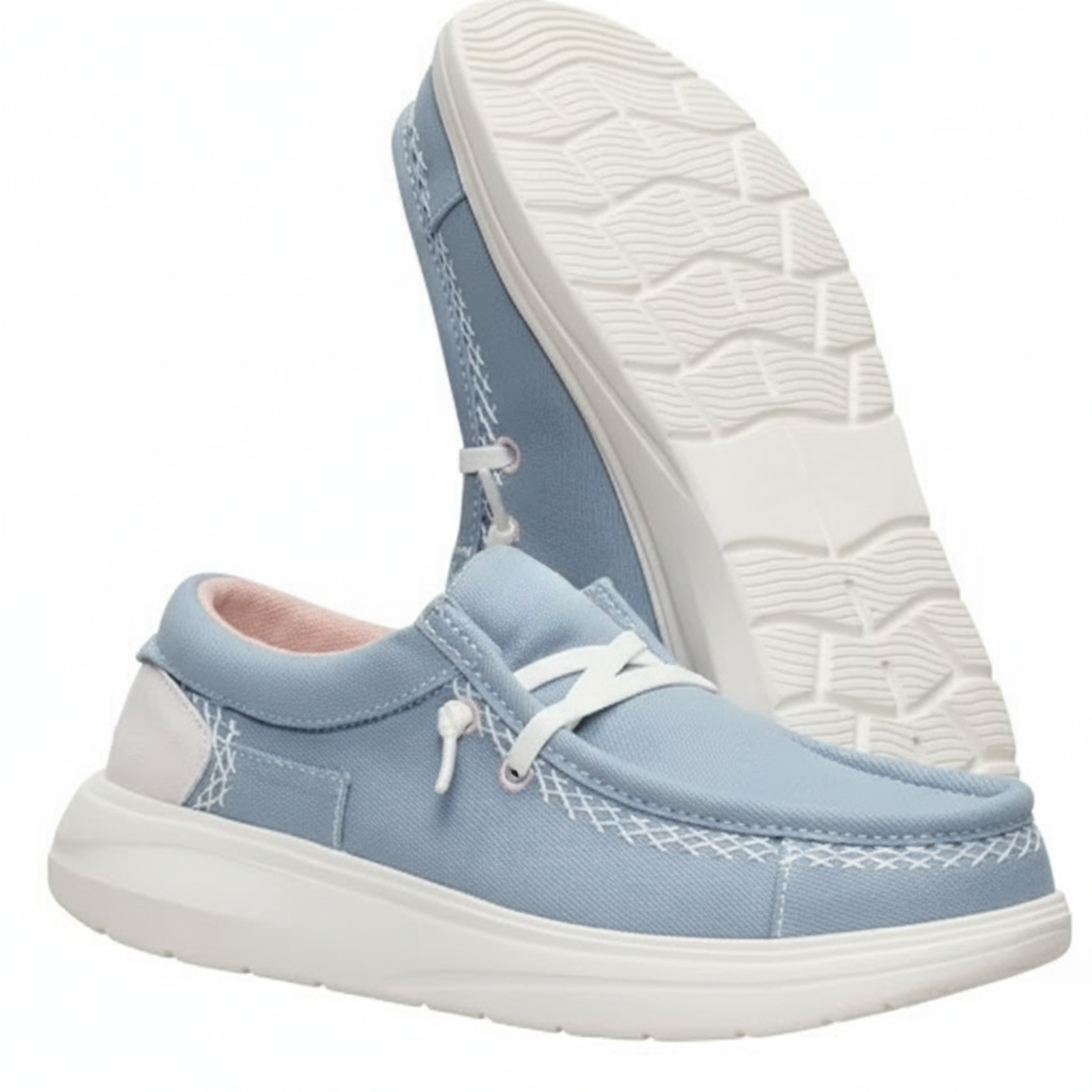 Denim Comfort Slip On Casual Shoes For Women