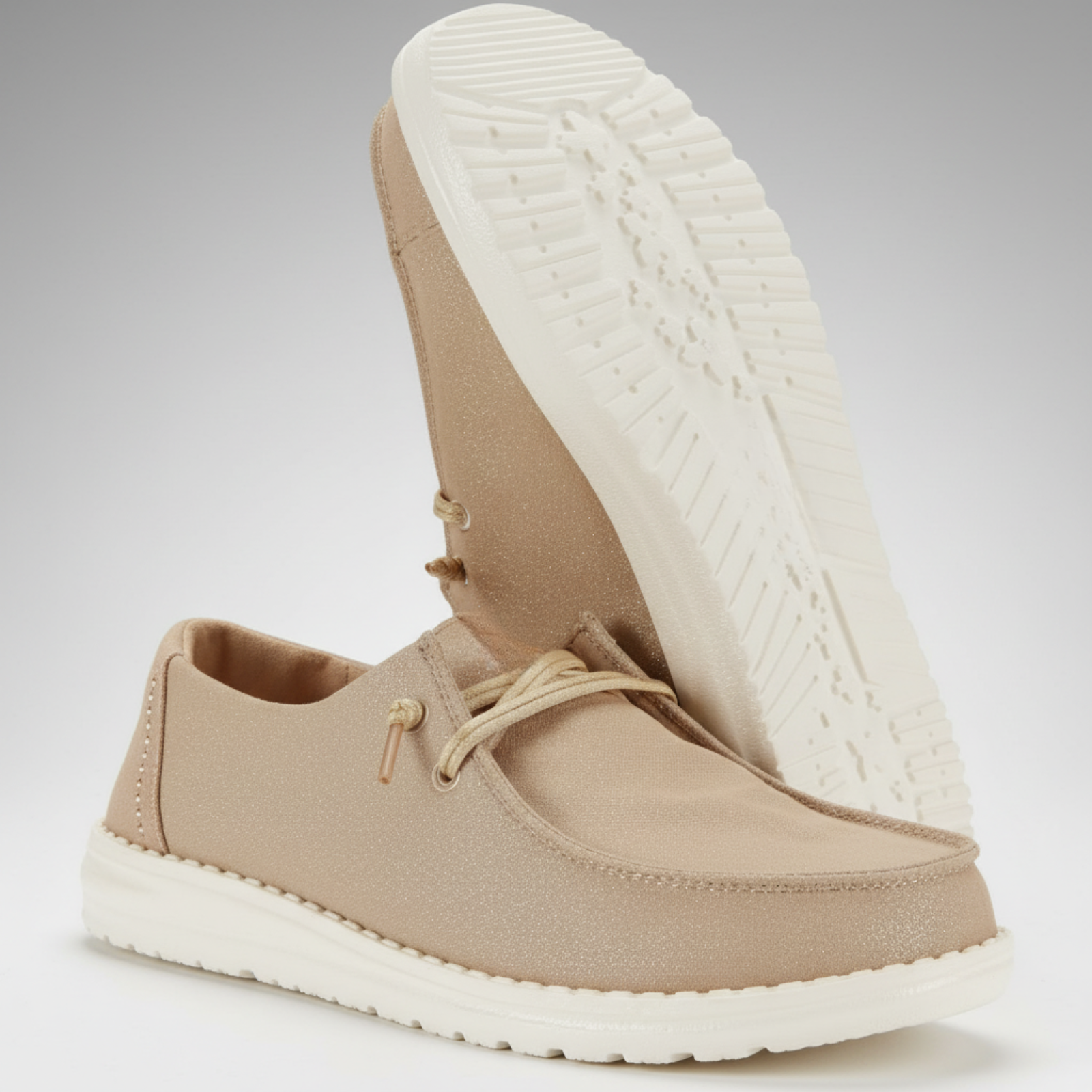 Stardust Glitter Slip On Casual Shoes For Women