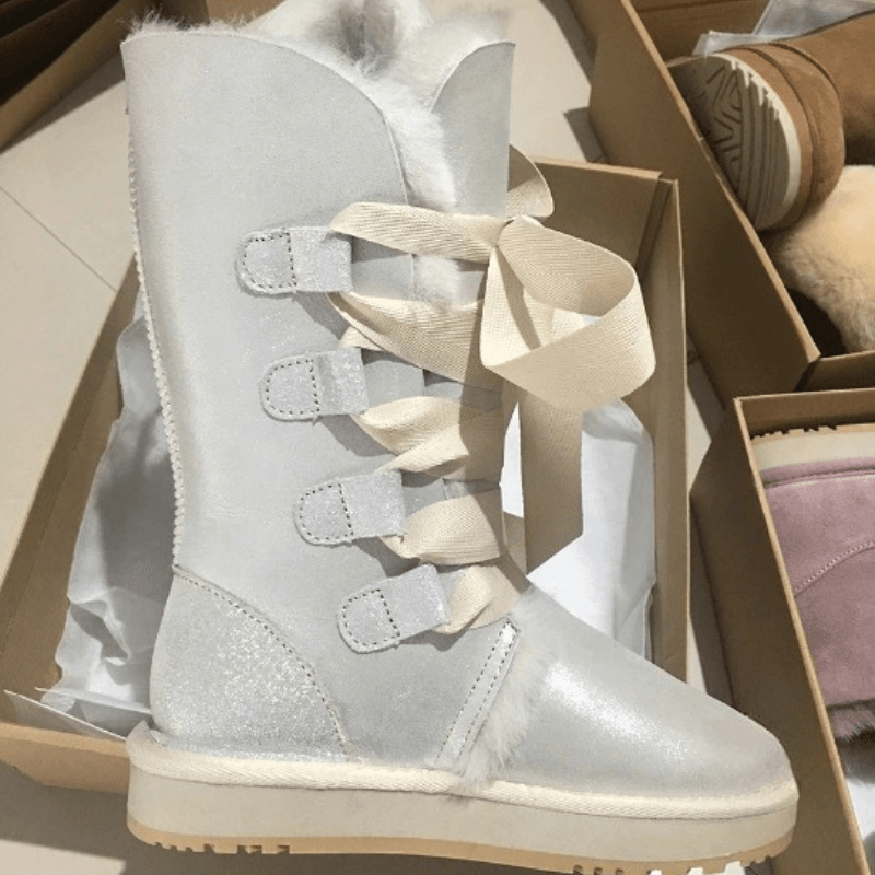 High Ankle Snow Boots-The Boston Boots