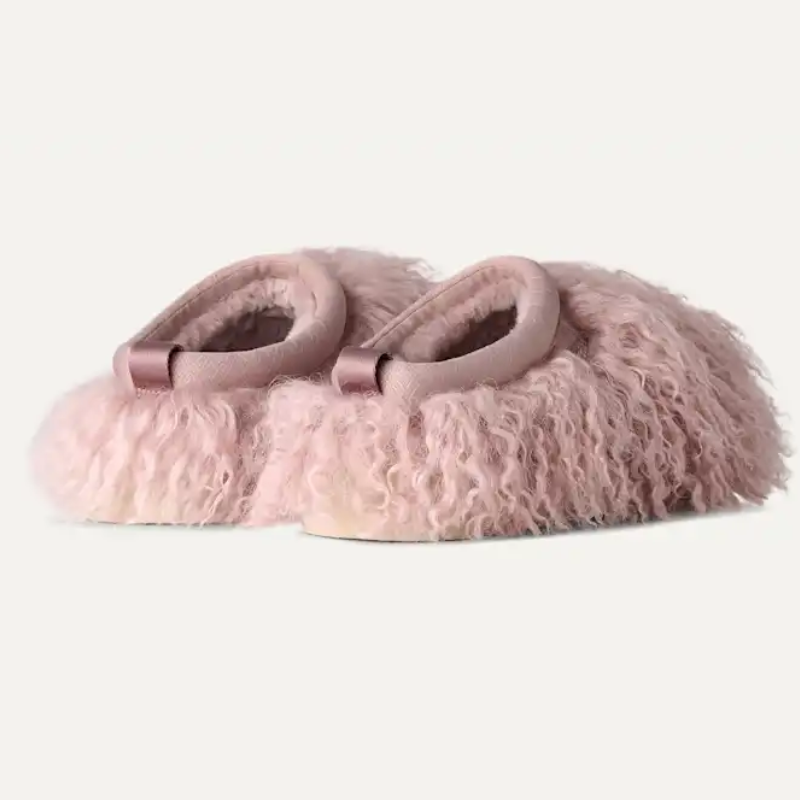 Tazz Fluff Momma Platform Sheepskin Slipper