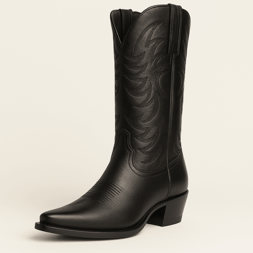 The Annie Embroidered Cowgirl Boots-The Boston Boots