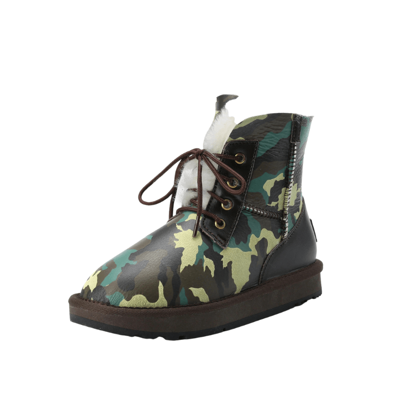 Short Ankle Winter Snow Boots - The Boston Boots