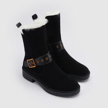 Plush Warm Ankle Chelsea Boots - The Boston Boots