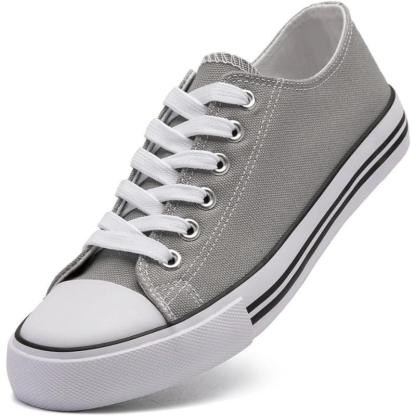 Solid Color Canvas Lace Up Shoes For Men - The Boston Boots