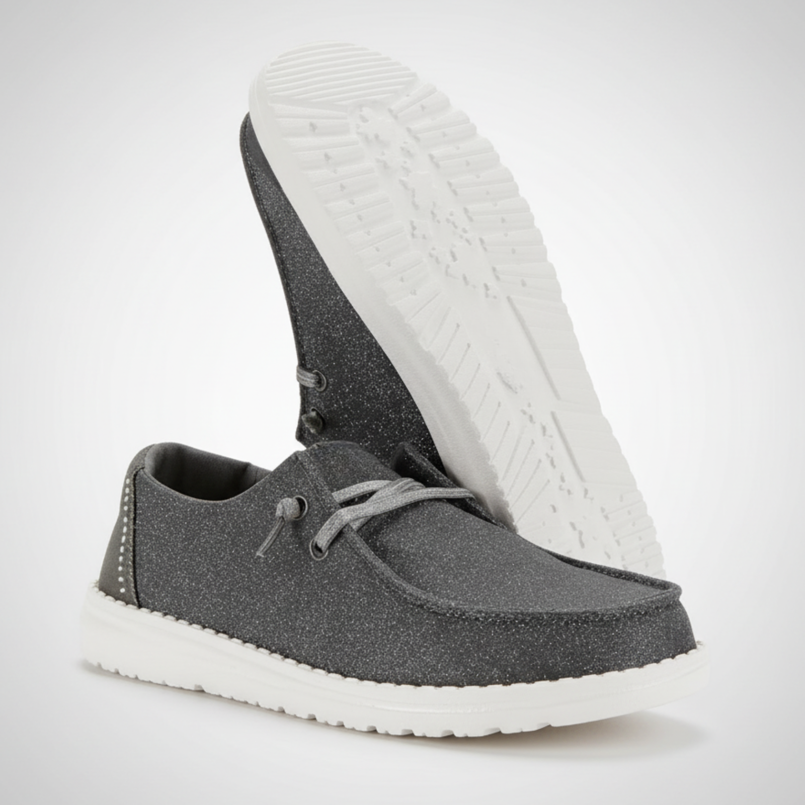 Stardust Glitter Slip On Casual Shoes For Women