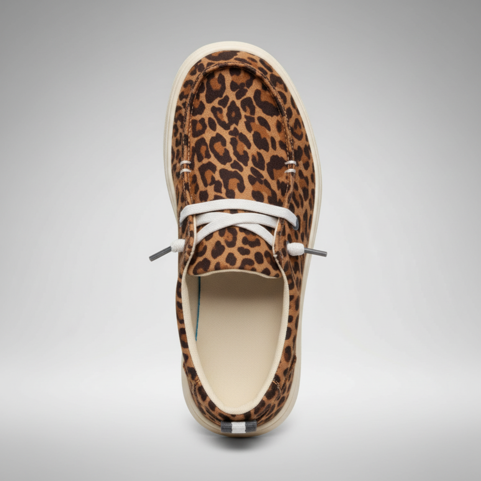 Animal Print Platform Slip On Casual Shoes For Women