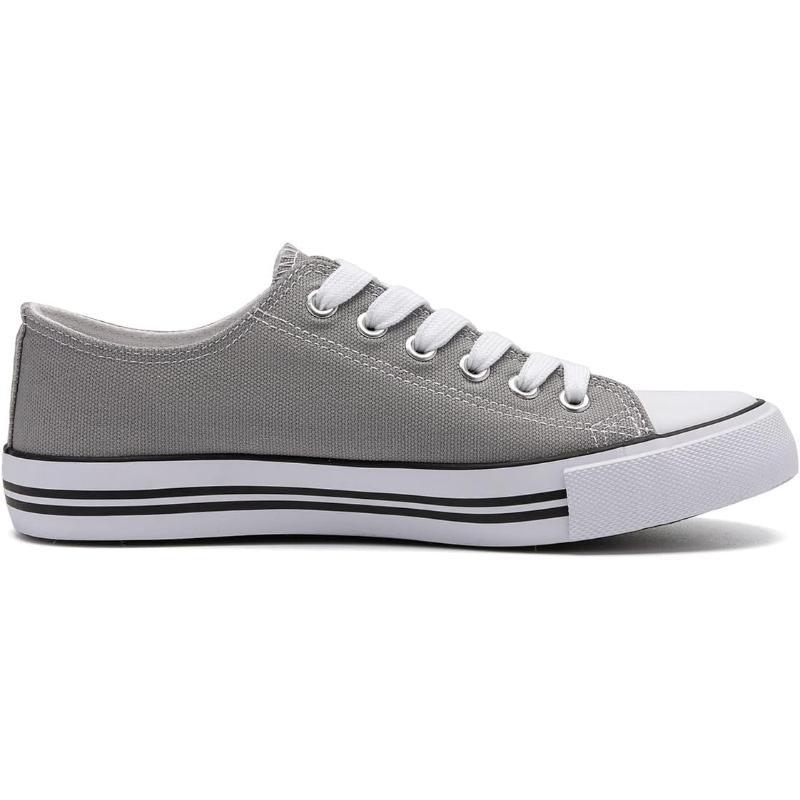 Solid Color Canvas Lace Up Shoes For Men - The Boston Boots