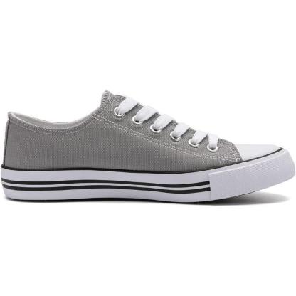 Solid Color Canvas Lace Up Shoes For Men - The Boston Boots