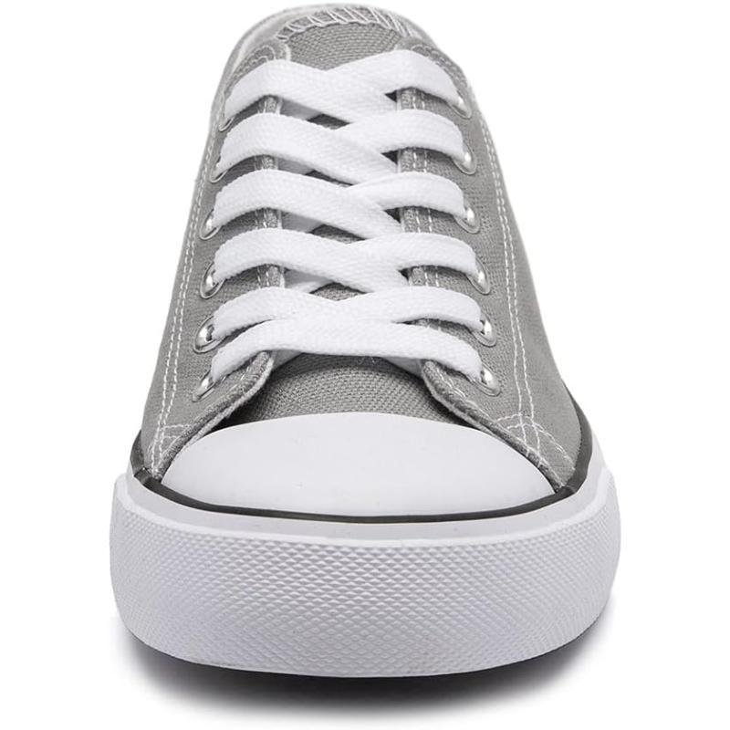 Solid Color Canvas Lace Up Shoes For Men - The Boston Boots
