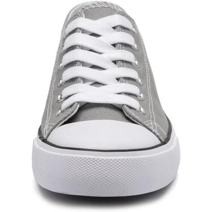 Solid Color Canvas Lace Up Shoes For Men - The Boston Boots