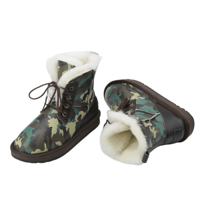 Short Ankle Winter Snow Boots - The Boston Boots