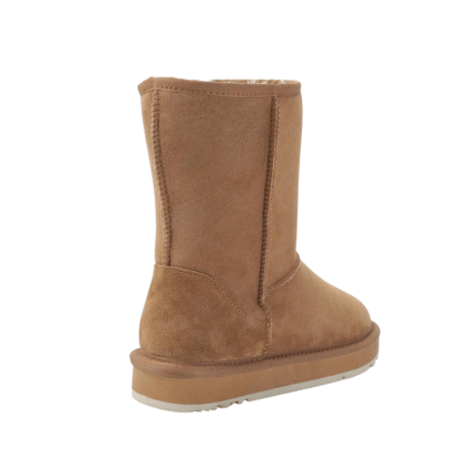 Suede Leather Women's Casual Winter Snow Boots - The Boston Boots