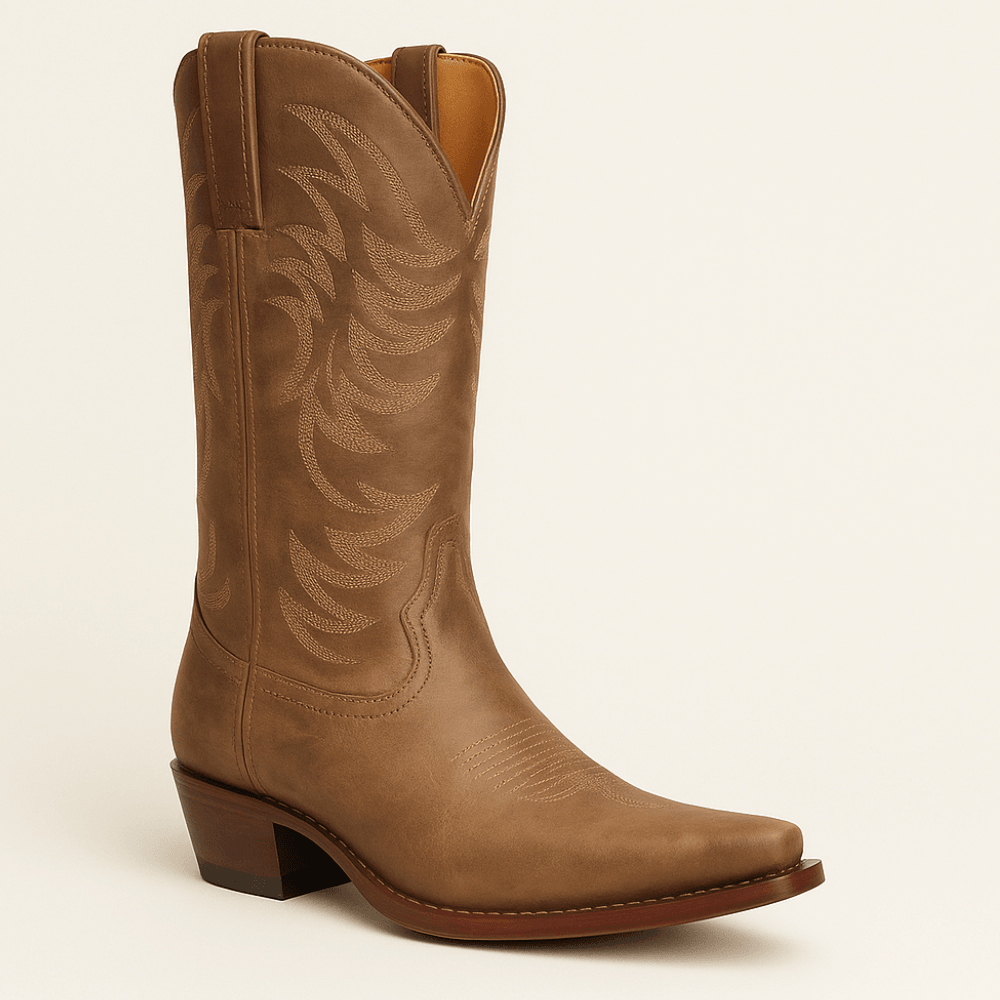 The Annie Embroidered Cowgirl Boots-The Boston Boots