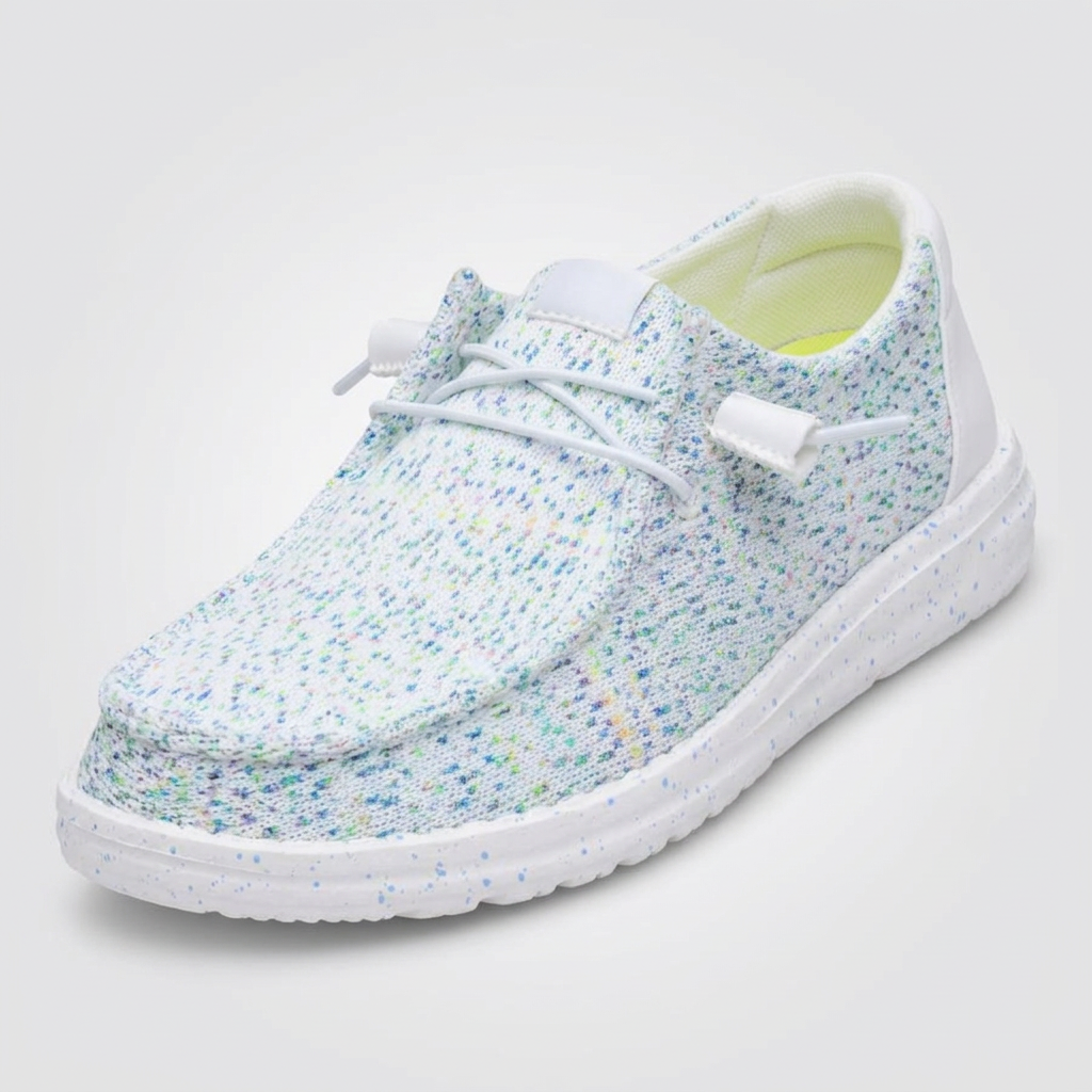 White / Multi - 3/4 Front