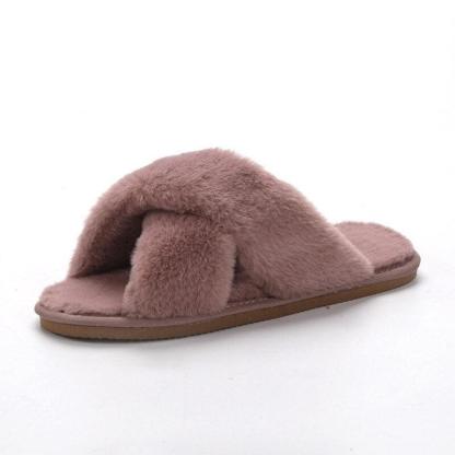 Plush Fur Casual Winter Slippers - The Boston Boots