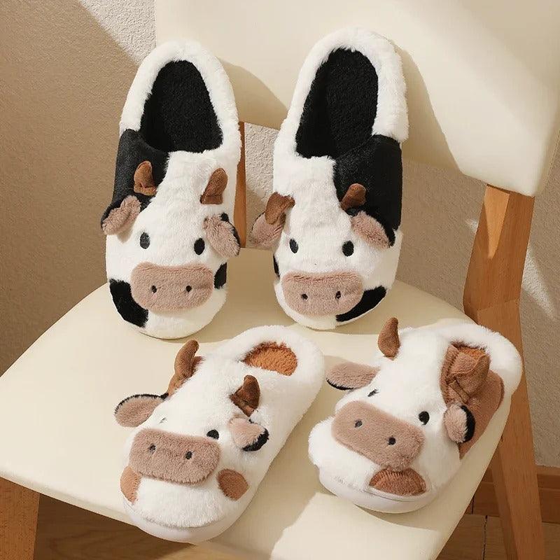 Animal Themed Cozy Fluffy Slippers - The Boston Boots
