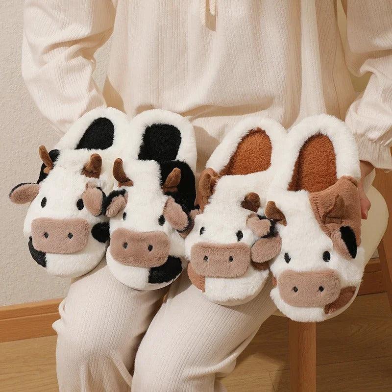 Animal Cozy Fluffy Slippers-The Boston Boots