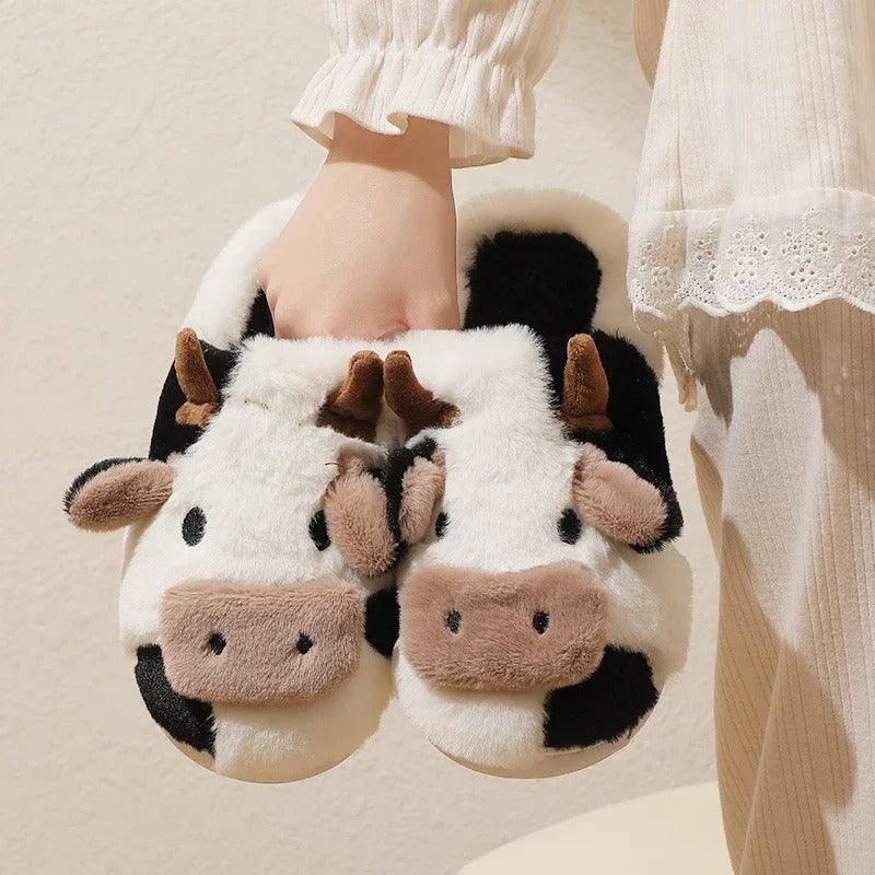 Animal Themed Cozy Fluffy Slippers - The Boston Boots