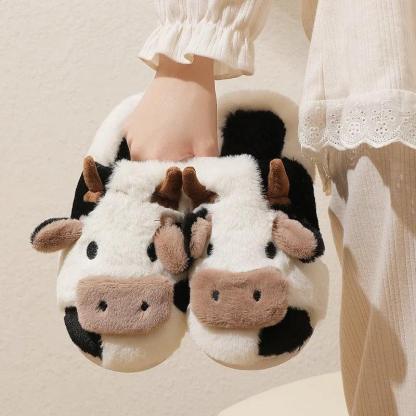 Animal Themed Cozy Fluffy Slippers - The Boston Boots