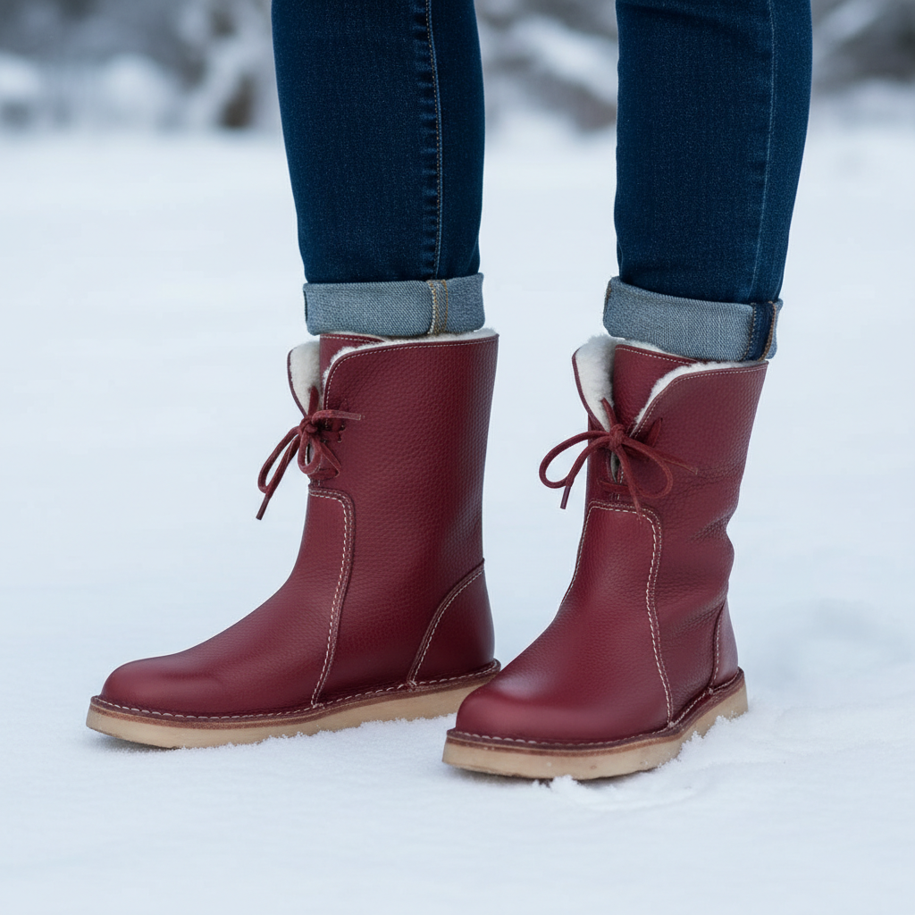 Bradford Classic Leather Snow Boots