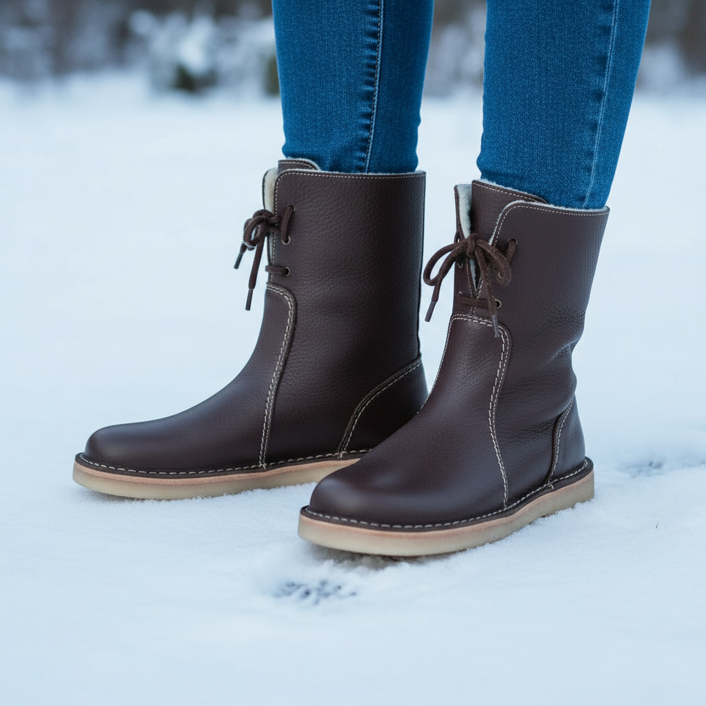 Bradford Classic Leather Snow Boots
