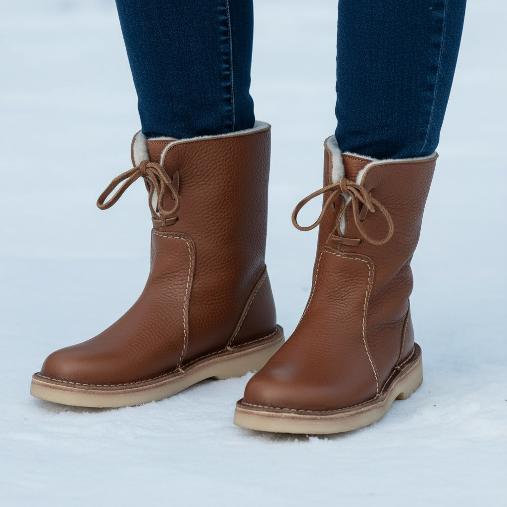 Bradford Classic Leather Snow Boots