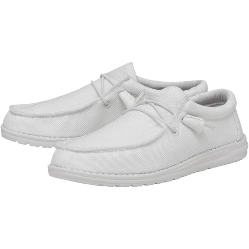 Lightweight Canvas Slip-On Loafers - The Boston Boots