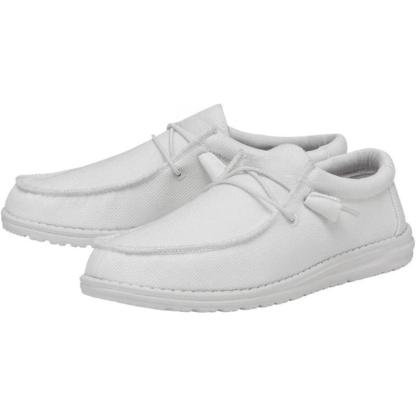 Lightweight Canvas Slip-On Loafers - The Boston Boots